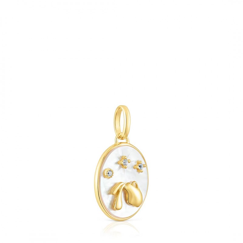 Pearl Mother-of-Pearl Twelve Constellations Pendant