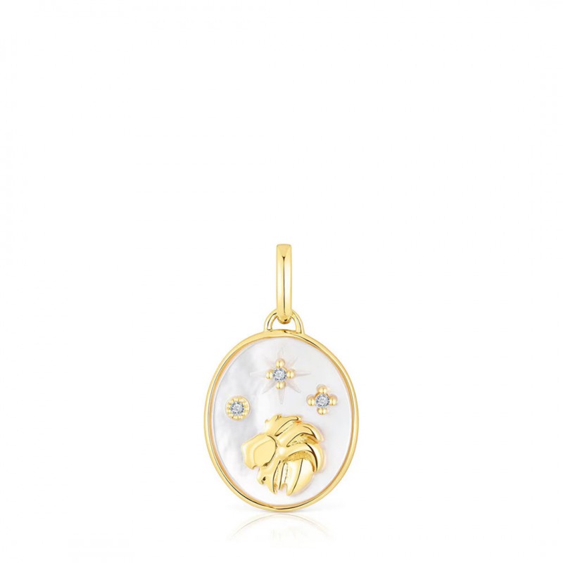 Pearl Mother-of-Pearl Twelve Constellations Pendant