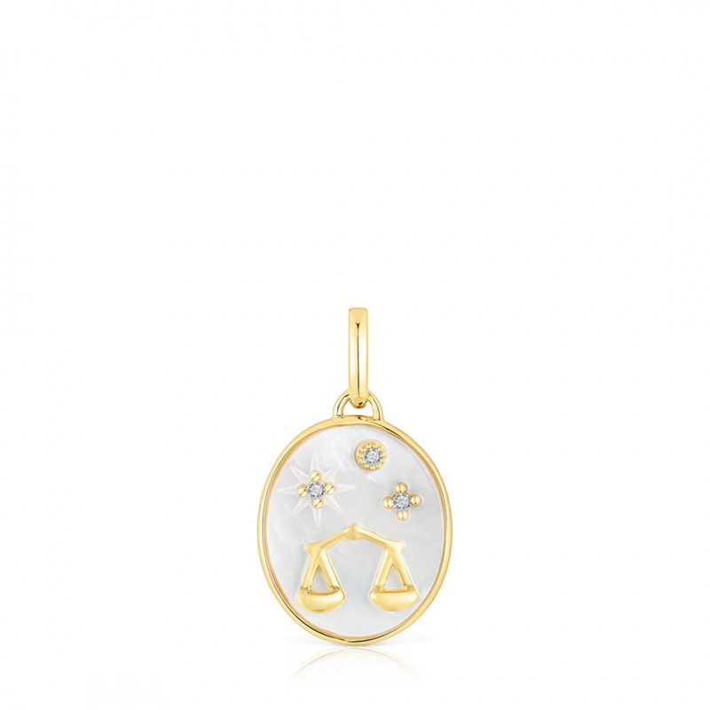 Pearl Mother-of-Pearl Twelve Constellations Pendant