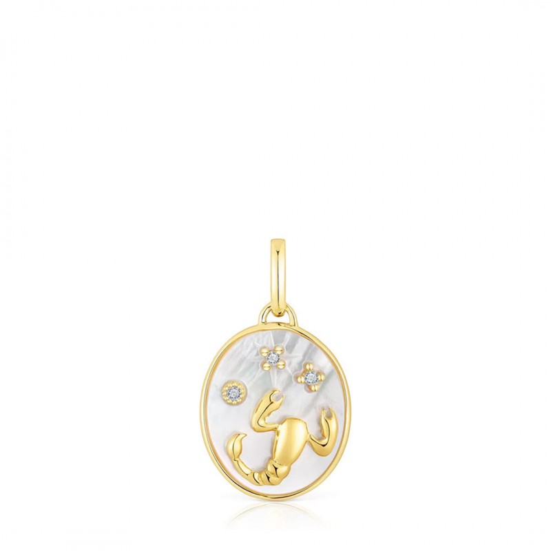 Pearl Mother-of-Pearl Twelve Constellations Pendant