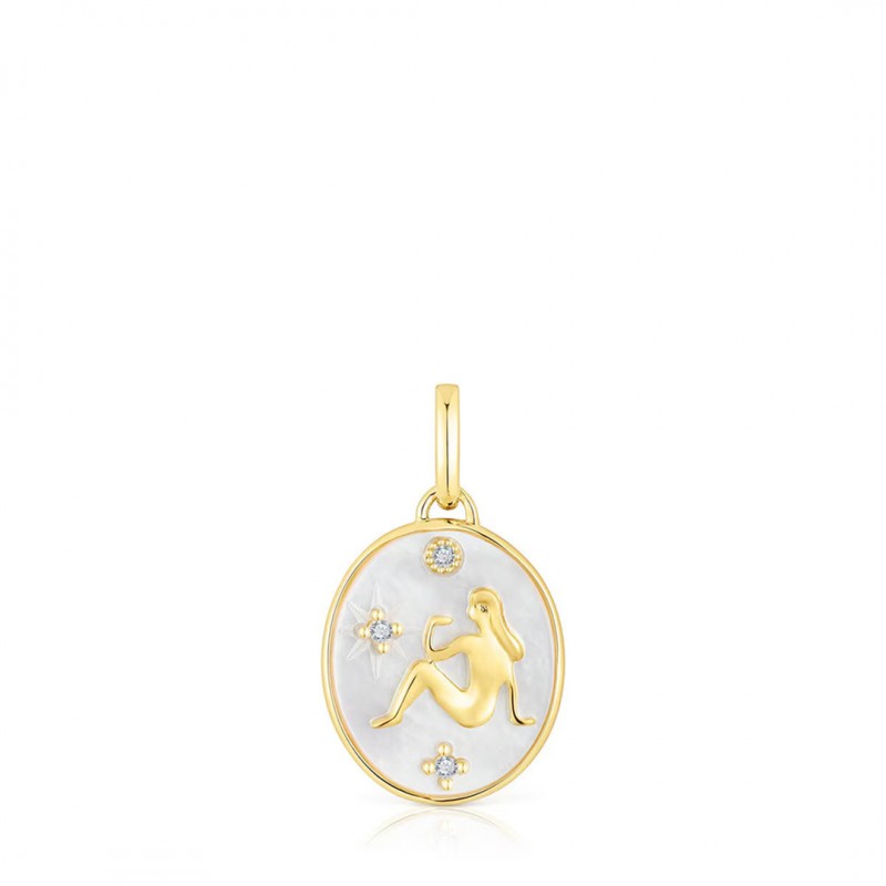 Pearl Mother-of-Pearl Twelve Constellations Pendant