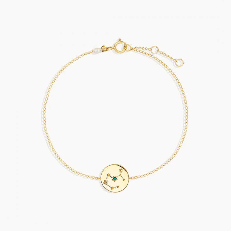 Everyday Versatile Twelve Constellations Birthstone Diamond Inlay Bracelet