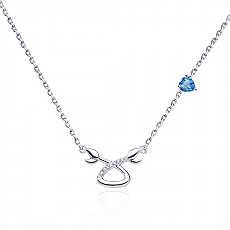 Twelve Constellations Necklace with Natural Topaz