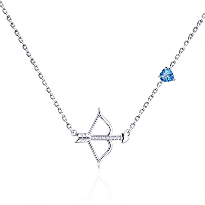 Twelve Constellations Necklace with Natural Topaz